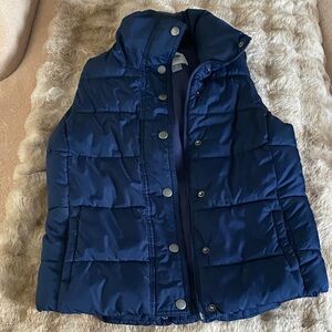 Old Navy Dark Blue Womens Puffer Vest